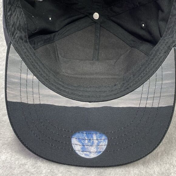 NASA Baseball Cap Unisex Black Moonshot Under Visor 6 panel Cloth Cap Snapback - Picture 2 of 11